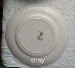 Vintage Lot of 8 Indian Tree Dinner Plates Johnson Brothers Green 10