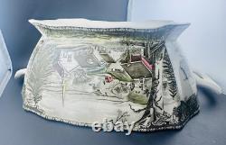 Vintage Rare Johnson Bros The Friendly Village Large Soup Tureen No Lid