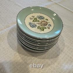 Vintage Snowhite Johnson Bros Mid Century Dinner Set Full/Partial Rose Floral