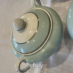 Vintage Snowhite Johnson Bros Mid Century Dinner Set Full/Partial Rose Floral