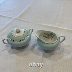 Vintage Snowhite Johnson Bros Mid Century Dinner Set Full/Partial Rose Floral