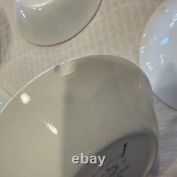 Vintage Snowhite Johnson Bros Mid Century Dinner Set Full/Partial Rose Floral
