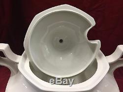 Vintage Soup Tureen Johnson Brothers Heritage White Soup Tureen Lid Rare Large