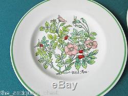 Vintage Tiffany & Co Wild Flowers collection Plates by Johnson Brothers a12