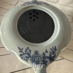 Vintage TuLip Time Blue(Blue Background) Teapot by Johnson Bros England