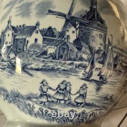 Vintage TuLip Time Blue(Blue Background) Teapot by Johnson Bros England