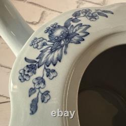 Vintage TuLip Time Blue(Blue Background) Teapot by Johnson Bros England