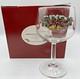 Vintage Victorian Christmas Johnson Bros Wine Glasses Goblets Holly & Bells (12)