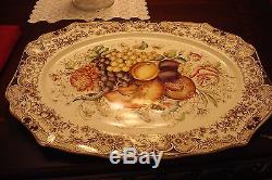 Vintage large tray Windsor Ware Johnson Brothers. Harvest pattern