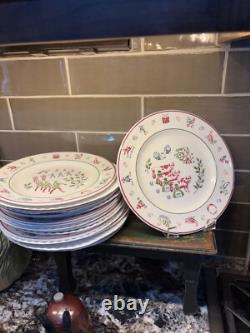 Vtg 10 8 5/8th the twelve days of christmas made in england johnson bros plates