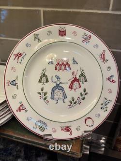 Vtg 10 8 5/8th the twelve days of christmas made in england johnson bros plates