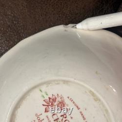 Vtg 12 Johnson Bros England Rose Chintz 6.25 Bowls 4 With Flaws Look At Pics