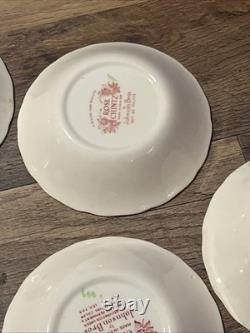 Vtg 12 Johnson Bros. England Rose Chintz Vtg 5.25 Bowls 1 With Flaw