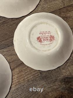 Vtg 12 Johnson Bros. England Rose Chintz Vtg 5.25 Bowls 1 With Flaw