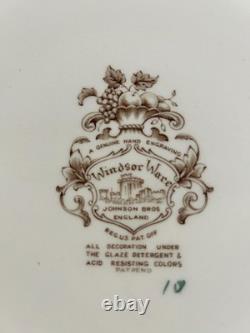 Vtg 1960 Johnson Brothers Harvest Platter XL Ironstone Thanksgiving Christmas