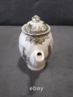 Vtg Johnson Bros Friendly Village Coffee/ Tea Set Made In England See Pictures