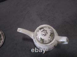 Vtg Johnson Bros Friendly Village Coffee/ Tea Set Made In England See Pictures