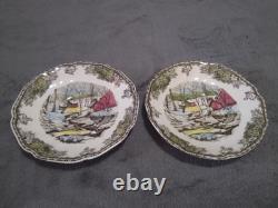 Vtg Johnson Bros Friendly Village Coffee/ Tea Set Made In England See Pictures