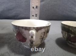 Vtg Johnson Bros Friendly Village Coffee/ Tea Set Made In England See Pictures