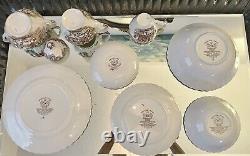 Vtg Johnson Brothers Heritage Hall Made in England Ironstone 43 piece Set #4411
