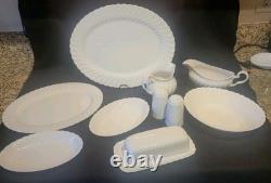 Vtg Johnson Brothers REGENCY Serving Bowl Platter Butter Shaker Gravy Creamer