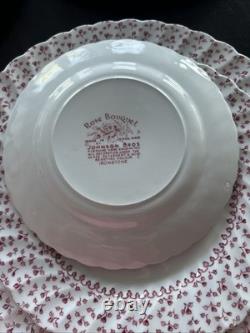 Vtg Johnson Brothers Rose Bouquet Dinner Salad/lunch & Bread Plates Set Of 26