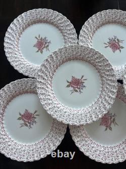 Vtg Johnson Brothers Rose Bouquet Dinner Salad/lunch & Bread Plates Set Of 26