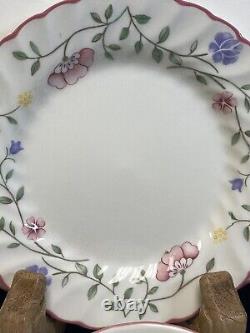 Vtg Johnson Brothers Summer Chintz Swirl 4 Place Setting 20 Pieces England 1980s