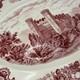 Vtg Pink Johnson Bros Old Britain Castles Transferware Lrg Platter Stafford Serv