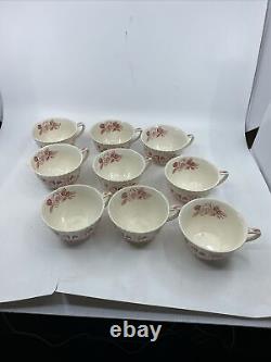 Windsor Ware AppleBlossom Pink Johnson Bros England Lot