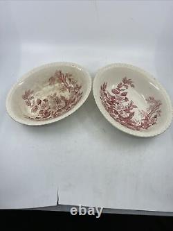 Windsor Ware AppleBlossom Pink Johnson Bros England Lot