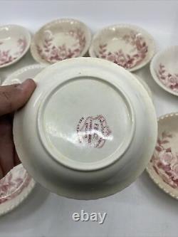 Windsor Ware AppleBlossom Pink Johnson Bros England Lot