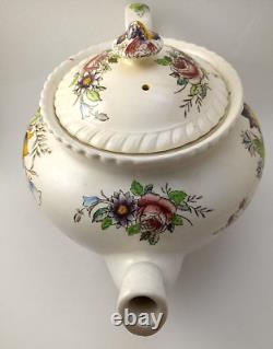 Windsor Ware Johnson Bros England Garden Bouquet Tea Pot Fine China