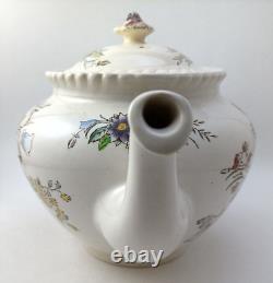 Windsor Ware Johnson Bros England Garden Bouquet Tea Pot Fine China