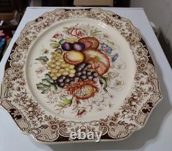 Windsor Ware Johnson Bros England Harvest Fruit Large Oval Platter 20