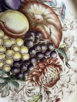 Windsor Ware Johnson Bros England Harvest Fruit Large Oval Platter 20 Vintage