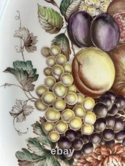 Windsor Ware Johnson Bros England Harvest Fruit Large Oval Platter 20 Vintage