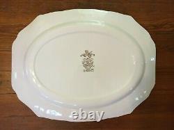 Windsor Ware Johnson Brothers Wild Turkeys Flying Large Serving Platter BIN