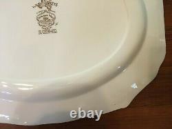 Windsor Ware Johnson Brothers Wild Turkeys Flying Large Serving Platter BIN