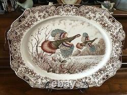 Windsor Ware-Wild Turkey-Johnson Brothers-Large Platter-A Beauty-BUY IT NOW