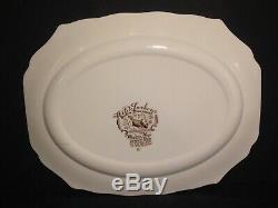 Windsor Ware Wild Turkeys Johnson Bros. 20 Serving Platter