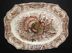 Windsor Ware Wild Turkeys Johnson Bros. 20 Serving Platter