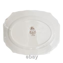 X-Large Johnson Bros English Brown Transferware Platter 20.25L